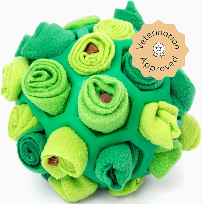 Reggie Forager Ball for Dogs | Mealtime Enrichment Toy | Reduces Boredom, Hyperactivity, Stress | Vet-Approved & Ideal for All Ages, Breeds, and Sizes