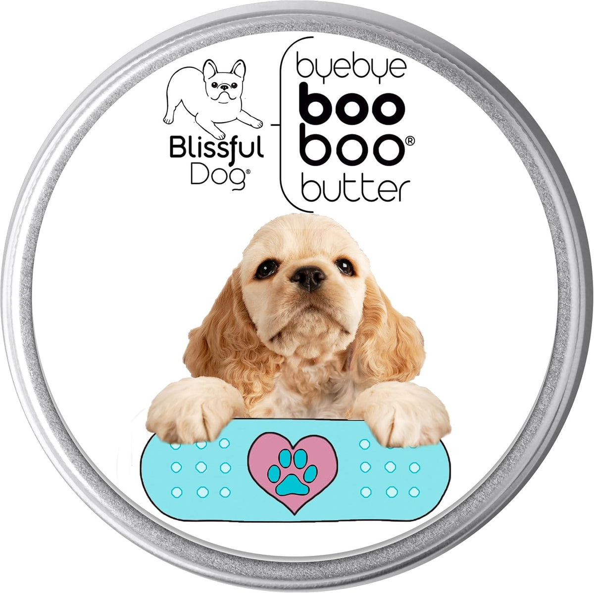 The Blissful Dog 8 oz TIN Cocker Spaniel Booboo Butter