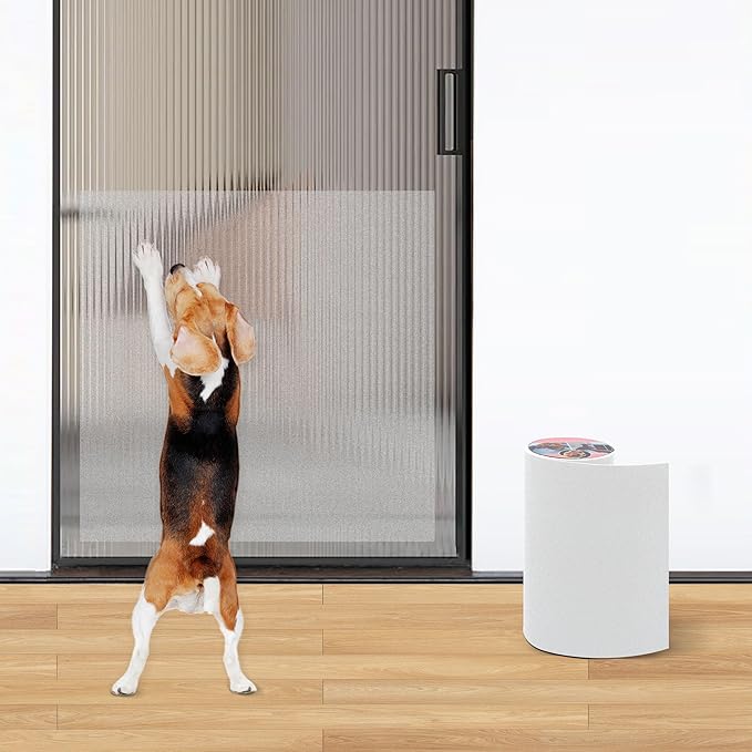 Pet Nail Self Adhesive Replacement Emery Paper Suitable for Glass Doors Fits Most Dog Scratch Pad Cat Litter Box DIY on The Places Where Pets Like to Scratch Alternatives to Cat and Dog Nail Clippers