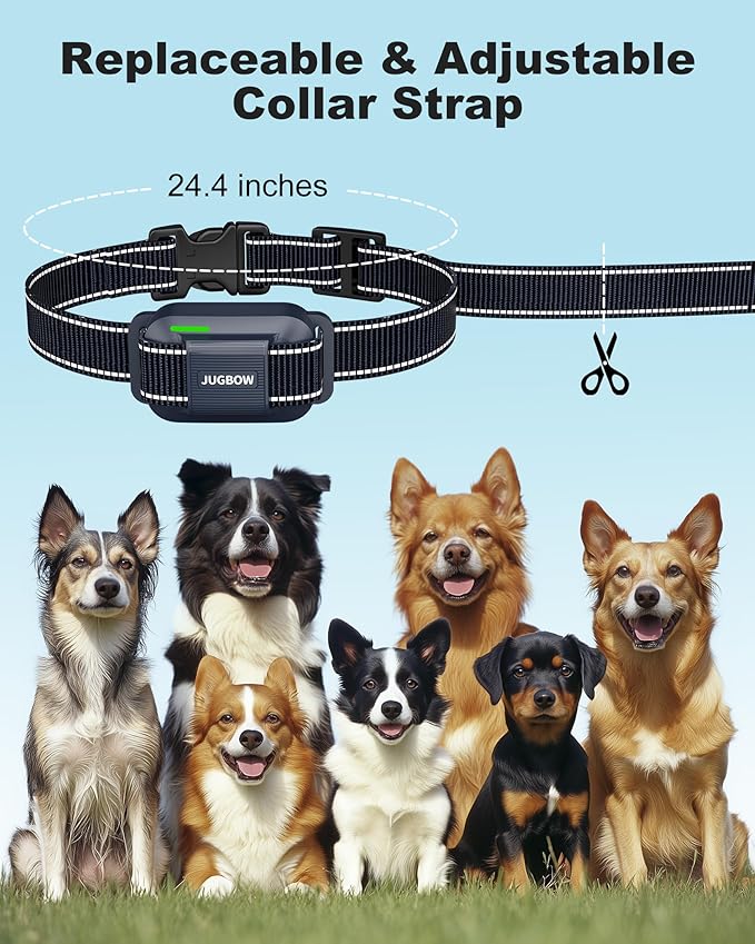 Jugbow Dog Shock Collar - 4200FT Dog Training Collar with Remote for 5-120lbs Small Medium Large Dogs, IPX8 Waterproof E Collar with 4 Training Modes, Security Lock, Rechargeable Shock Collar