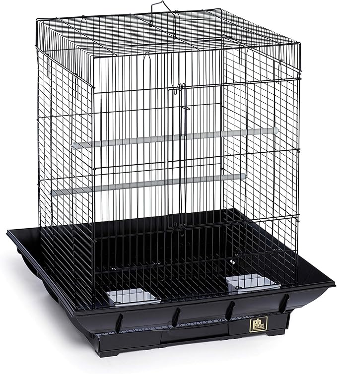 Prevue Hendryx SP850R/B Clean Life Cockatiel Cage, Red and Black