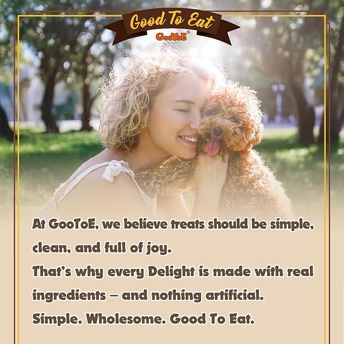 Gootoe Chicken Breast Strips 1 lb, Dog Treats, All Natural, Grain-Free, High-Protein, Healthy & Easily Digestible, Soft Texture