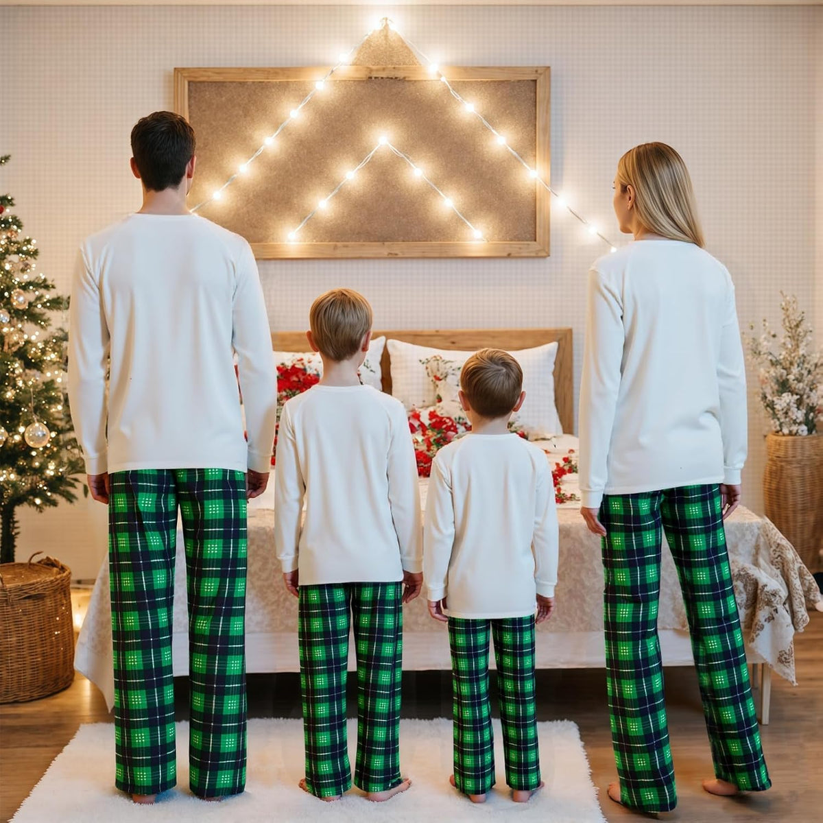 Matching Family Christmas Pajamas Set - Xmas Sleepwear PJs