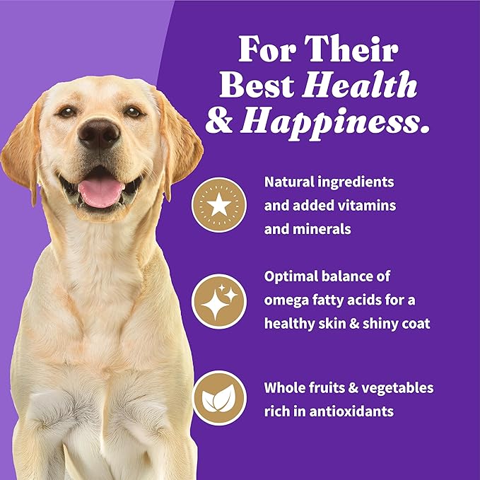 Halo Holistic Vegan Dog Food, Plant-Based Peanut Butter Recipe, Dry Dog Food, Complete Digestive Health, Kibble for Adult Dogs, 10 lb Bag