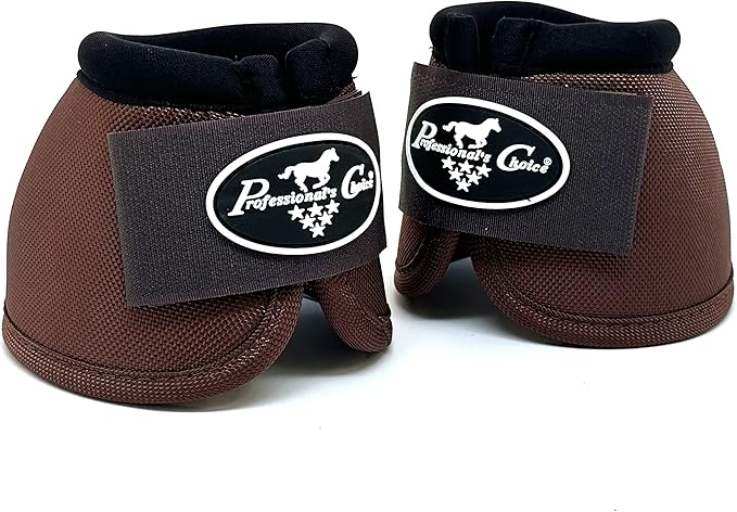 Professional's Choice Ballistic Overreach Bell Boots for Horses | Superb Protection, Durability & Comfort | Quick Wrap Hook & Loop