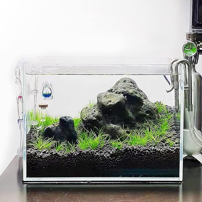 Ultra Clear Rimless Aquarium Tank 6-60 gallons Low Iron Glass (6Gal)