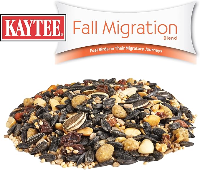 Kaytee Wild Bird Food, Fall Migration Seed Blend, 8 lb
