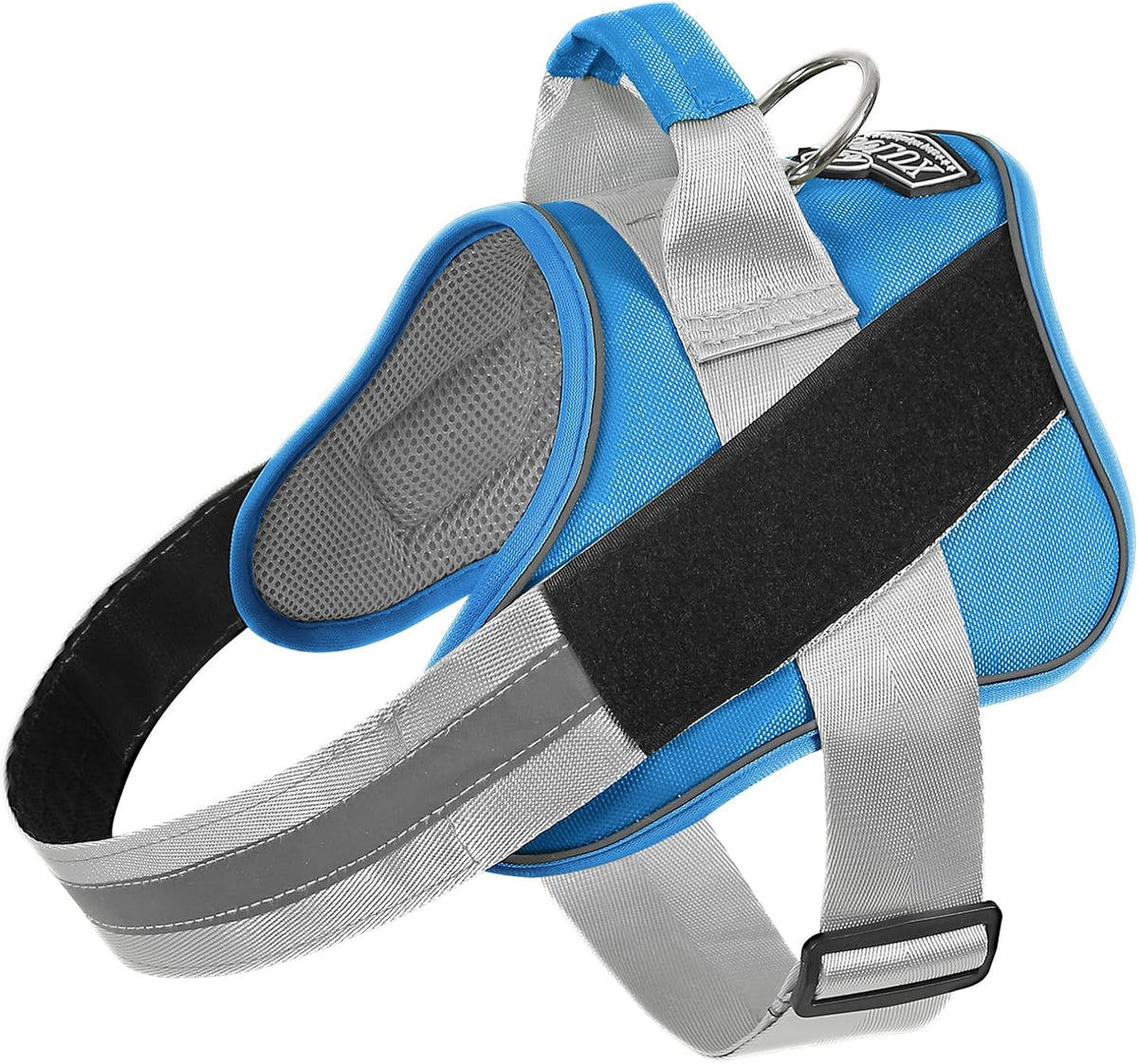 Bolux Dog Harness, No-Pull Reflective Dog Vest, Breathable Adjustable Pet Harness with Handle for Outdoor Walking - No More Pulling, Tugging or Choking