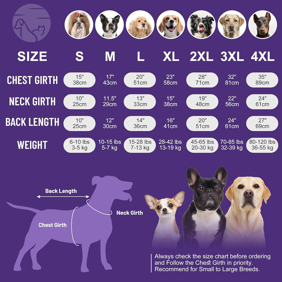 cyeollo Warm Stretchy Sweaters for Medium to Large Dogs Boy & Girl, Pullover Knitted Thermal Winter Big Dog Clothes with Sleeves Turtleneck Pet Beagle Border Collie Apparel, Black XXL