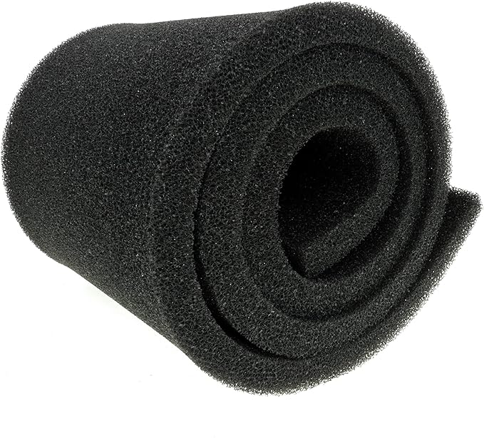 AFA Aquarium Filter Media Sponge Pad, Fish Tank Bio Open Cell Coarse Foam Block Foam Pre Filter Sponge Material (12" x 72" x 1" 25ppi)