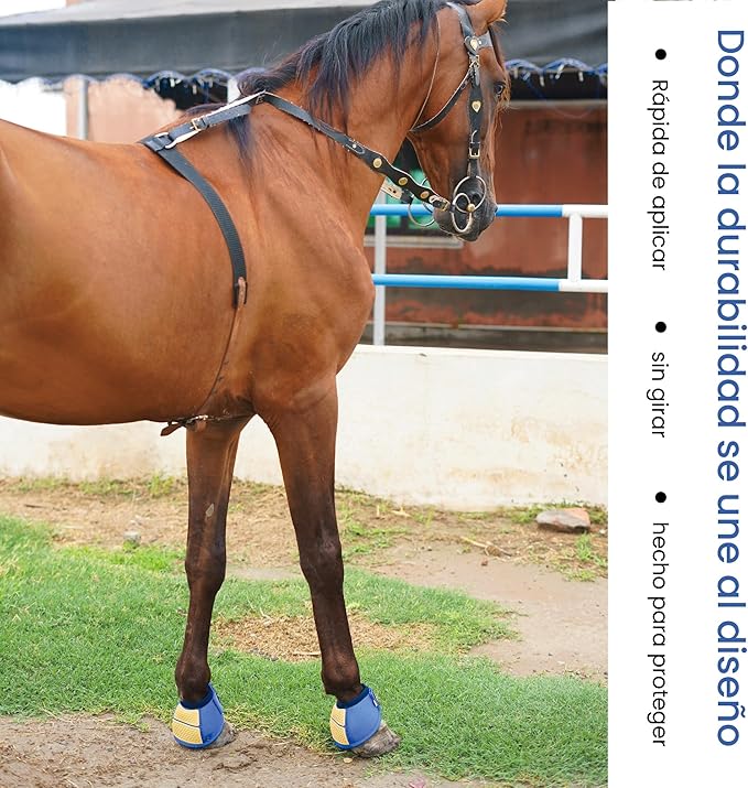 Bell Boots | Prevent Horses from Injury | Professional Bell Boots for Horses with Superb Protection, Durability, Comfort, Relaxable & Lightweight | Easily Remove mud & dust