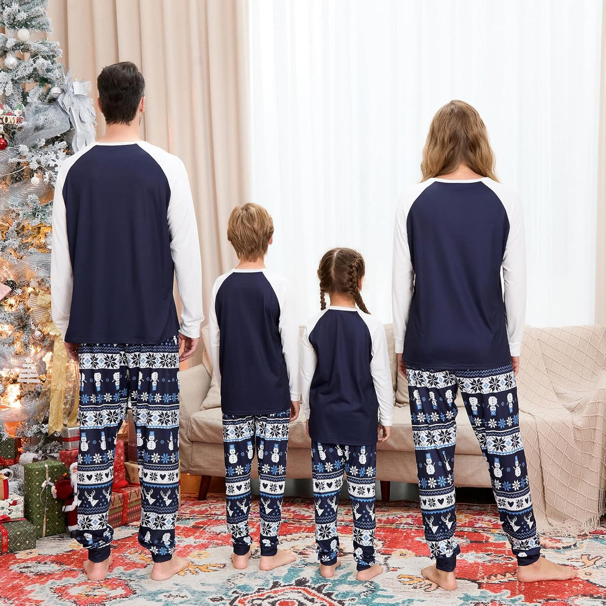 Matching Family Christmas Pajamas Set - Xmas Sleepwear PJs