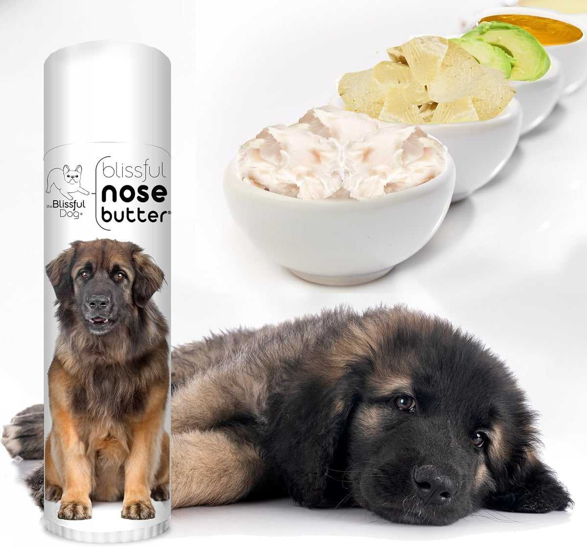 The Blissful Dog Leonberger Unscented Nose Butter - Dog Nose Butter, 0.50 Ounce