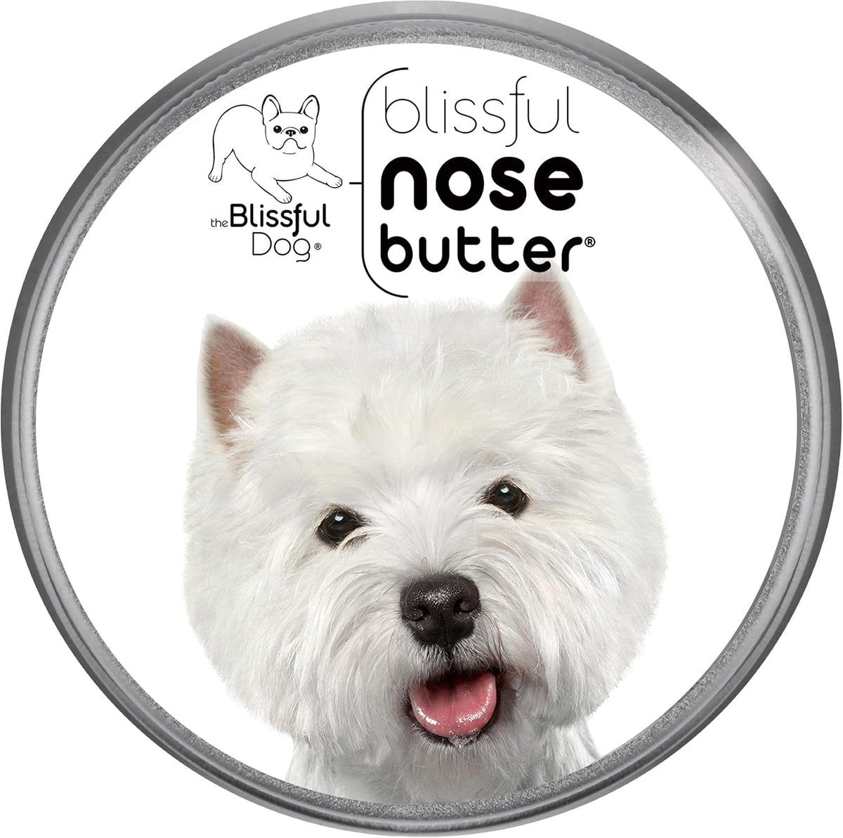 The Blissful Dog West Highland Terrier Unscented Nose Butter, 16oz