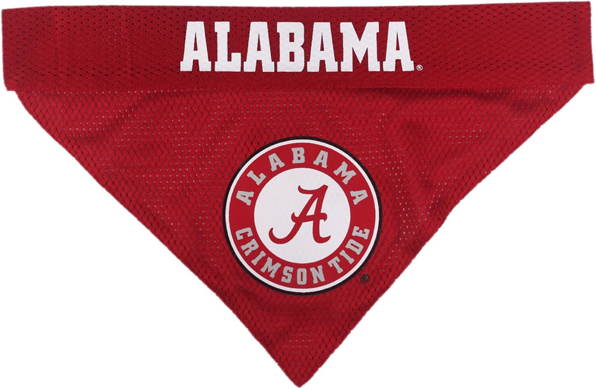 Pets First Collegiate Pet Accessories, Reversible Bandana, Alabama Crimson Tide Size XX-Large