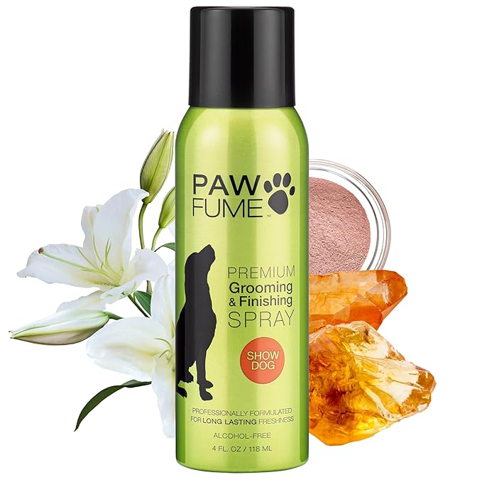 PAWFUME Dog Perfume Spray Long Lasting Scent for Grooming, Show Dog, 1-Pack – Keep Your Pup Fresh All Day – Hypoallergenic, Alcohol-Free, Detangling Formula – Moisturizing Pet Cologne Spray for Dogs