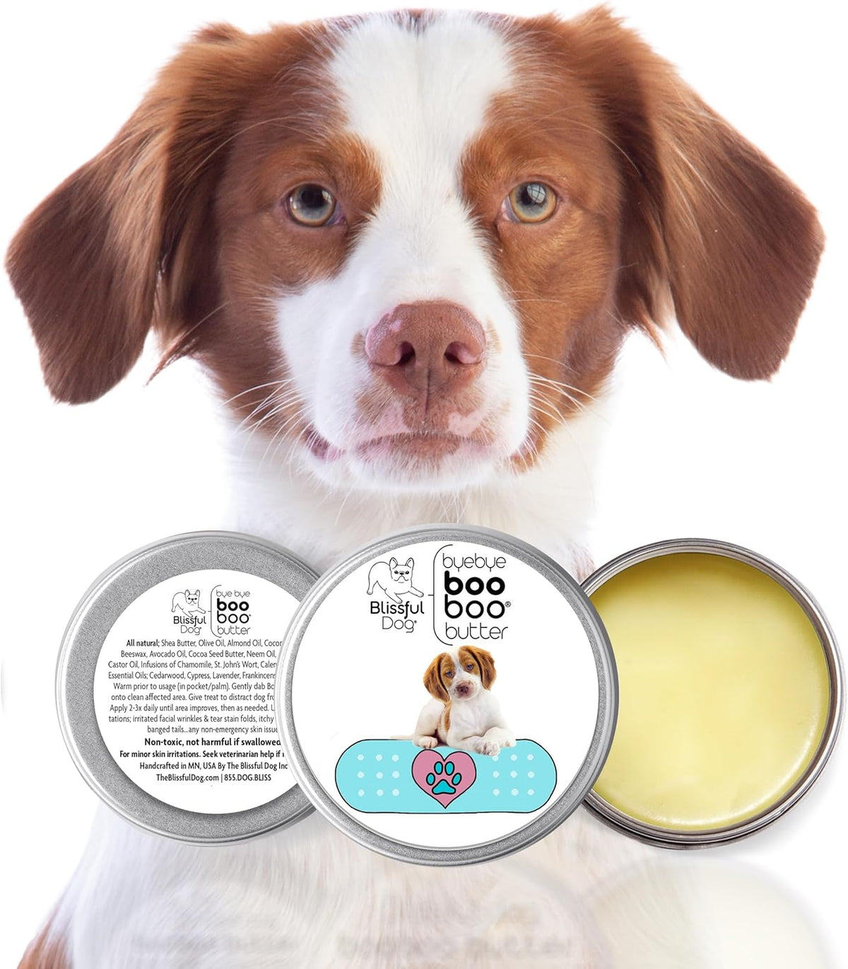 The Blissful Dog Brittany Boo Boo Butter, 16 oz.