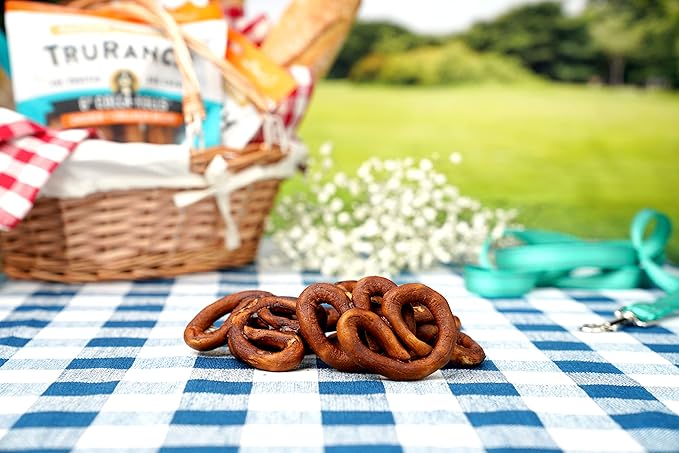 Collagen Pretzels, Bully - Collagen Dog Treats - Long Lasting Healthy Joint Support Dog Treat - Rawhide Alternative - Skin & Coat Health, 1 Bag, 8 Count