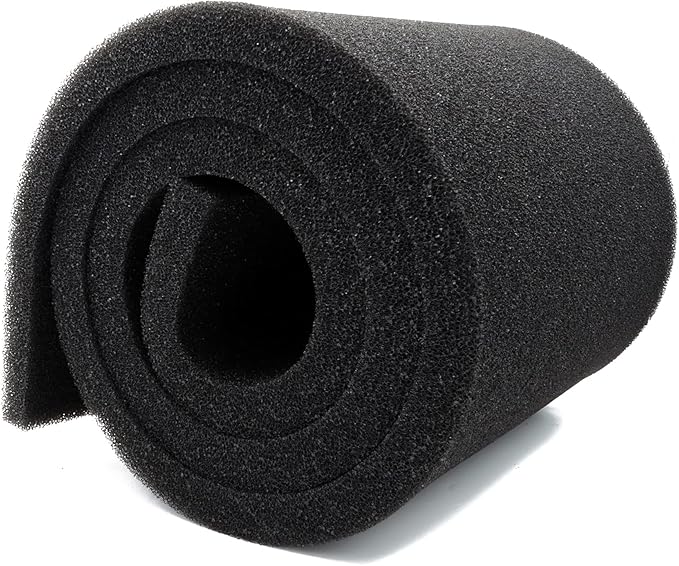 ALEGI Aquarium Filter Media Foam Material Cut to Fit, 72" x 12" x 1" Bio Pre Filter Sponge Pad Sheet for Fish Tank (12" x 72" x1"-40ppi)