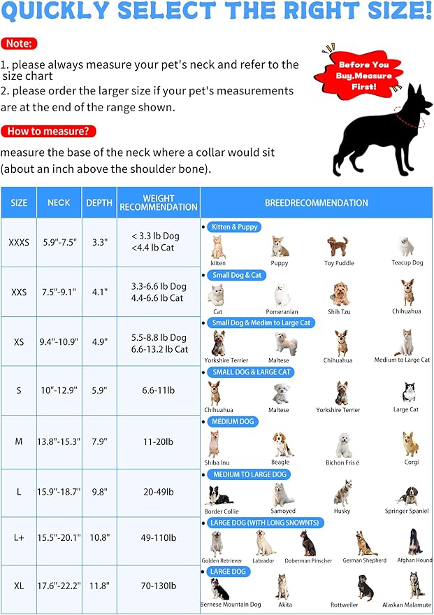 Soft Dog Cone Collar Alternative to Stop Licking, Comfy E Cones for Large Medium Dogs After Surgery, Comfortable Elizabethan Recovery Head Ecollars of Shame, XL Pet Neuter Neck Collars Anti Licking