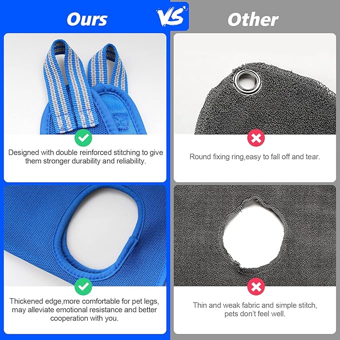 Pet Grooming Hammock for XXL Large Dogs with Nail Clippers/Nail Trimmers/Grooming Scissors, Dog Grooming Harness for Nail Trimming, Pet Grooming Sling Helper