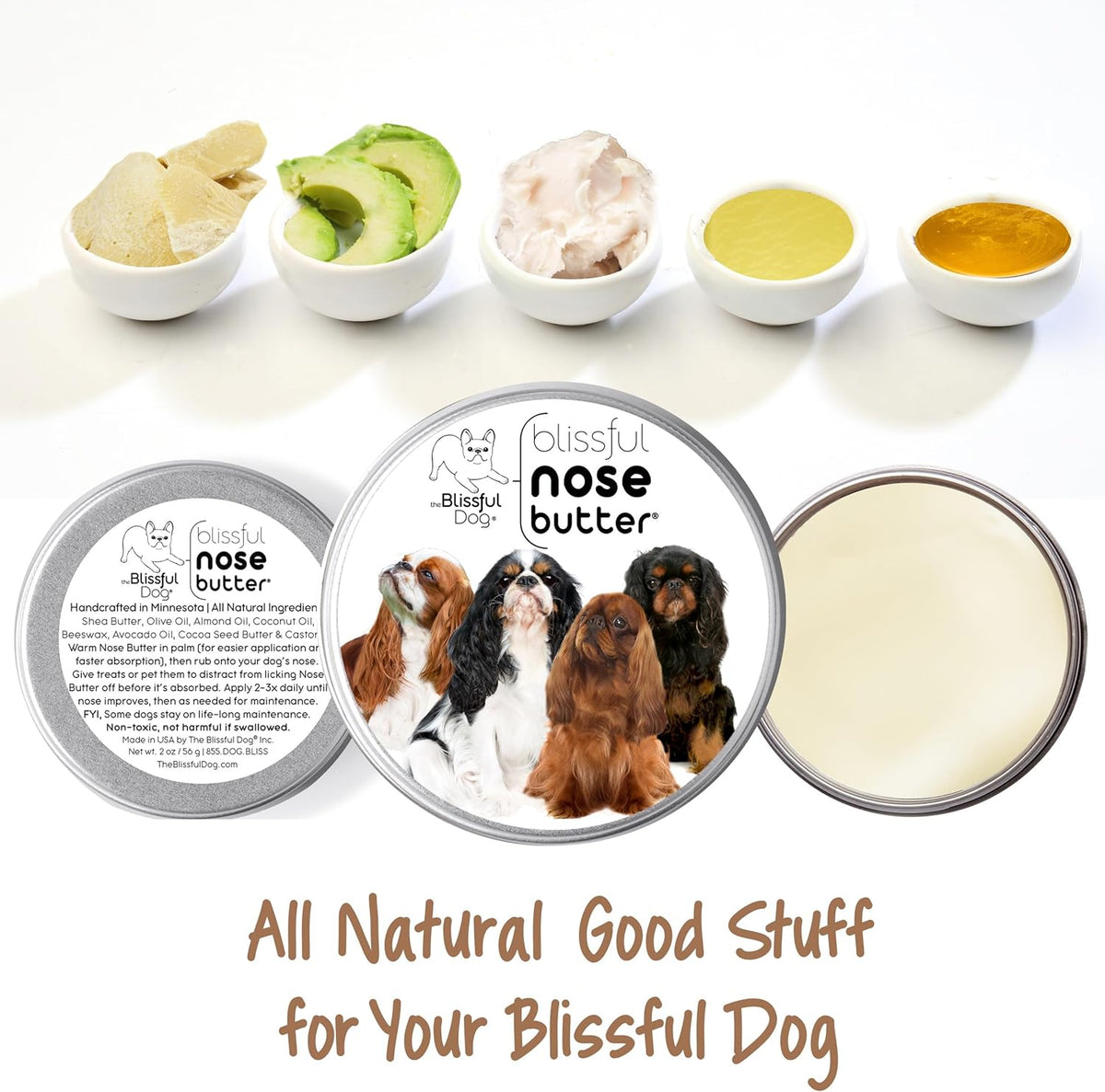 The Blissful Dog English Toy Spaniel Unscented Nose Butter