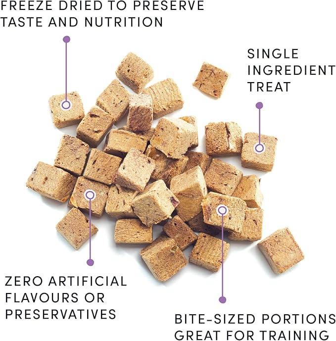 Crumps' Naturals Beef Liver Bites For Pets, 2.3-Ounce