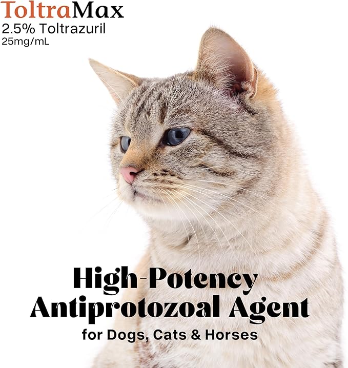 Toltrazuril 2.5% for Horses, Dogs, Cats, 960mL/32.4Ounce, for Non-Food Chain Animals, Alfalfa