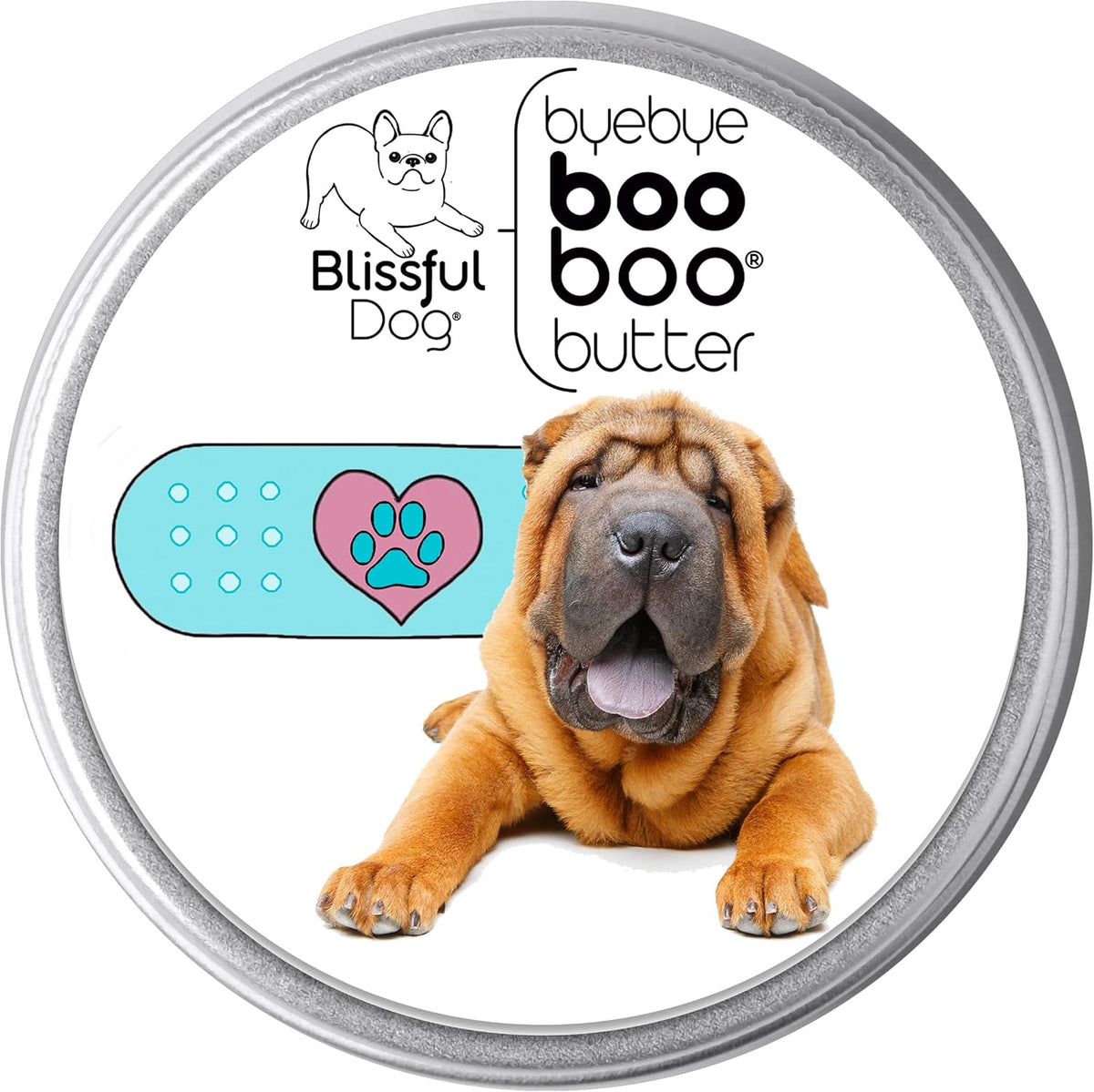 The Blissful Dog 1 oz TIN Chinese Shar Pei Booboo Butter