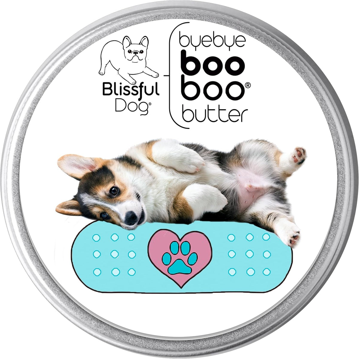 The Blissful Dog 4 oz TIN Corgi Booboo Butter