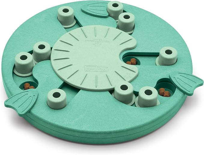 Outward Hound by Nina Ottosson Dog Worker Treat Puzzle Enrichment Toy, Level 3 Advanced, Green