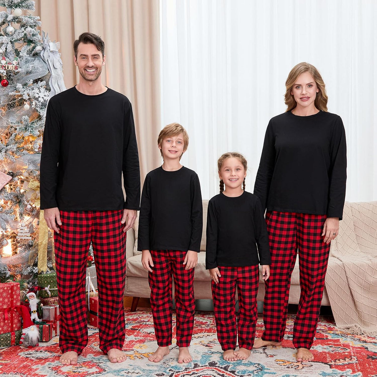 Matching Family Christmas Pajamas Set - Xmas Sleepwear PJs