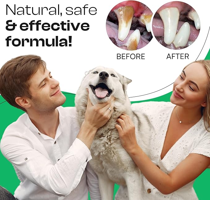 Dog Breath Freshener, Helps Promote Gum Health, Cats & Dogs Plaque and Tartar Remover, Instant Fresh Breath for Dogs & Cats, 6.7 oz
