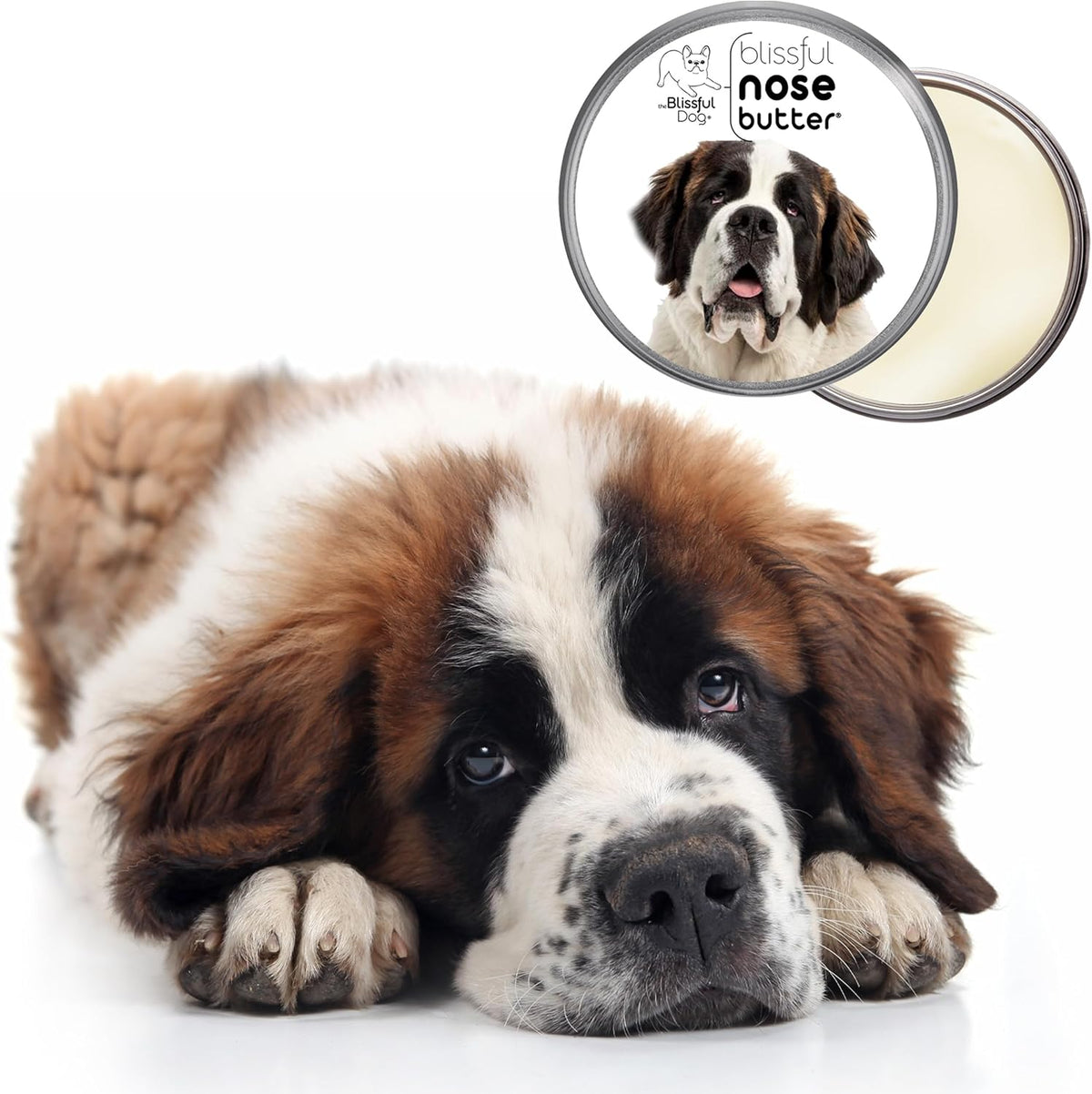The Blissful Dog Saint Bernard Unscented Nose Butter, 16oz