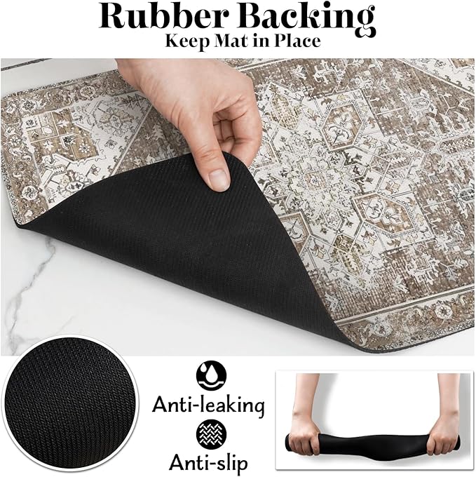 Dog Food Mats for Floors, Absorbent Dog Bowl Mat for Food and Water Dispenser Mat, Quick Dry Cat Food Mat Pet Supplies