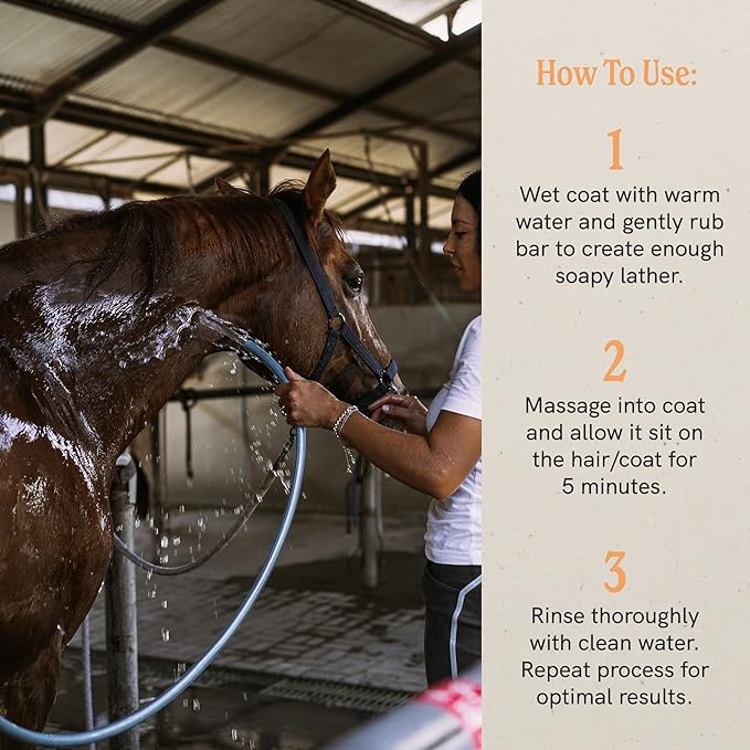J·R·LIGGETT'S Botanical Horse Liquid Shampoo for Sensitive Skin | Hypoallergenic Biodegradable Shampoo Formula for Horses | 100% Eco-Friendly | Detergent-Free Horse Supply | 16.9fl.oz