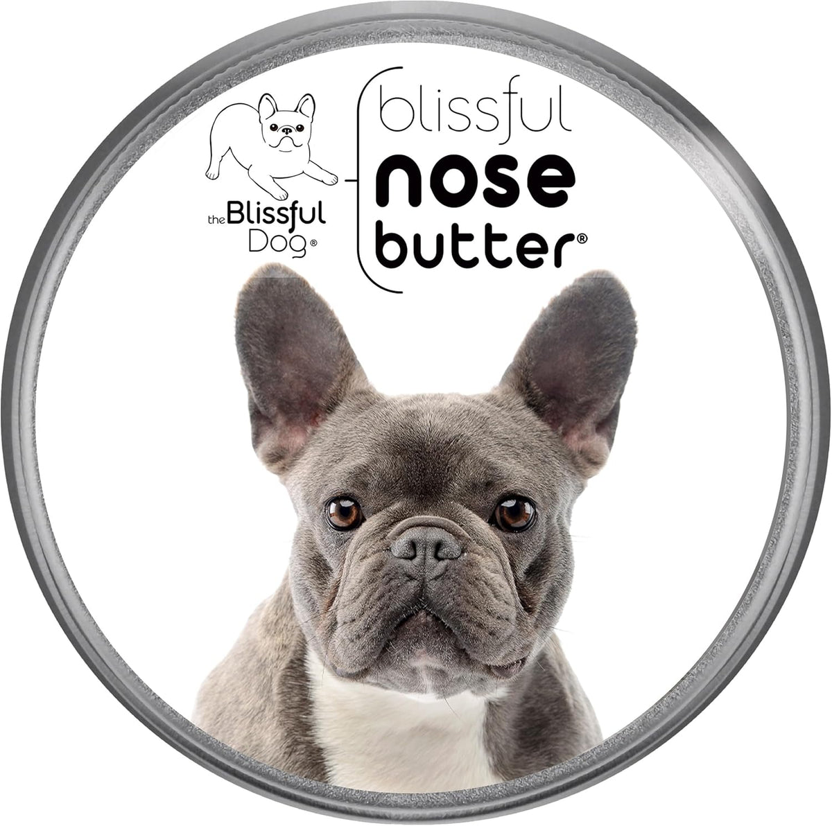 The Blissful Dog Blue French Bulldog Unscented Nose Butter - Dog Nose Butter, 2 Ounce