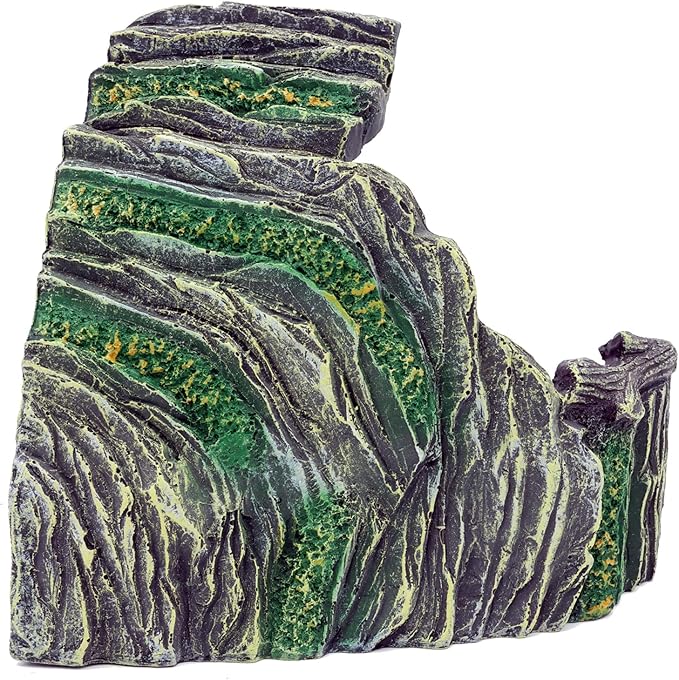 JIHAQUA Terrarium Decor Reptile Hide Reptile Hides and Caves Aquarium Tank Accessories Decorations,Medium