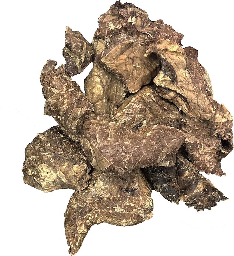 hotspot pets Beef Lung Dog Treats -1 Pound Big Bag - Slow Roasted, All Natural Dehydrated Premium Beef Lung Training Treats for Dogs - High Protein- Rawhide Alternative Snack for All Breeds