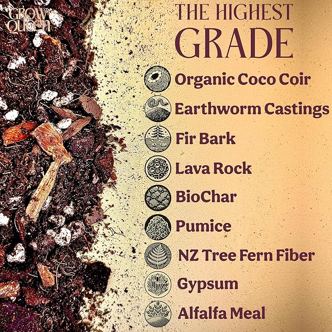 Craft Aroid Potting Mix- Elite Organic Alocasia, Philodendron, Monstera Soil Mix, Chunky, Well Draining Potting Soil for Indoor Plants, All Tropical Plants & Houseplants, Perlite & Peat Free 2QT