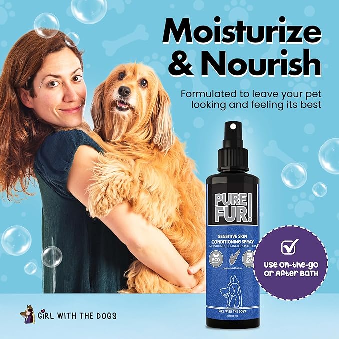 Pure Fur! Sensitive Skin Pet Conditioning Spray, 8 oz