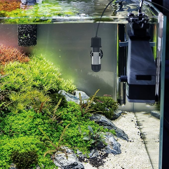 hygger Small Aquarium Betta Heater, Submersible Fish Tank Heater 10W/25W/50W/100W with LED Digital Display, Suitable for Marine Saltwater and Freshwater up to 5/10/16/26 Gallon