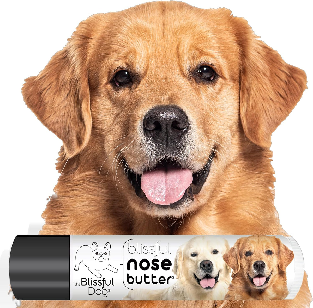 The Blissful Dog Golden Retreiver Unscented Nose Butter - Dog Nose Butter, 0.15 Ounce