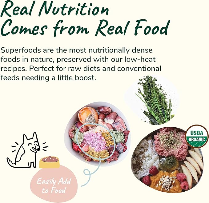 kin+kind Organic Multivitamin for Dogs & Cats - Pet Supplement for Healthy Skin and Coat - Safe, Natural Formula with Wheatgrass, Kelp, Seaweed and Coconut - Made in USA - 8 oz (Large)