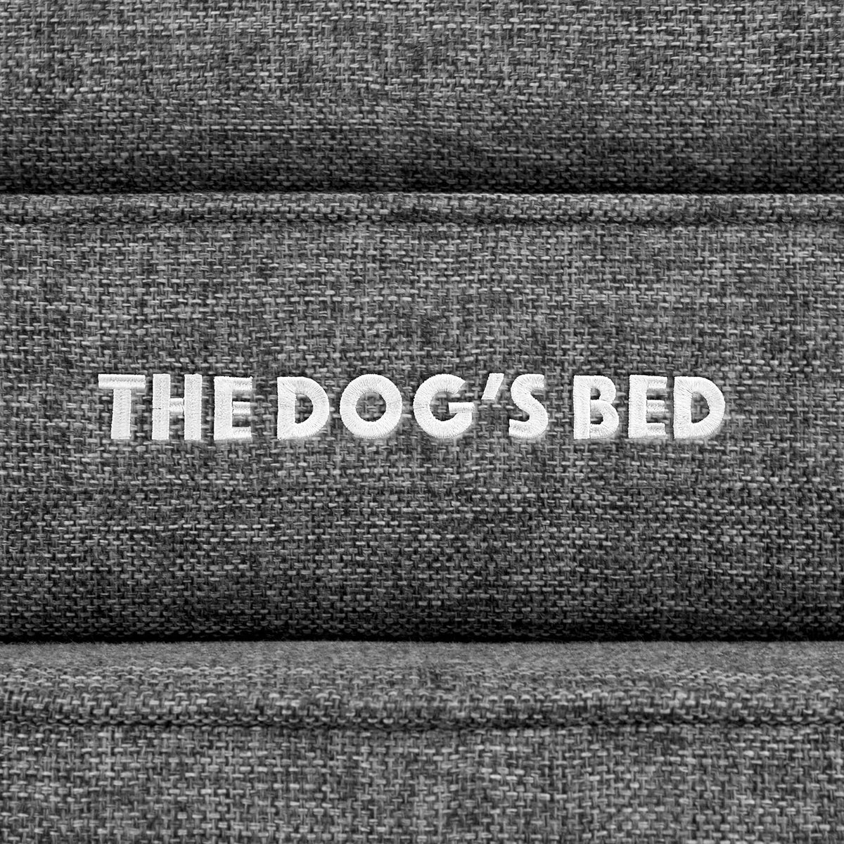 The Dog’s Bed Orthopedic Headrest Dog Bed, Large Grey Linen 40x25, Memory Foam, Pain Relief for Arthritis, Hip & Elbow Dysplasia, Post Surgery, Lameness, Veterinary Approved, Waterproof Washable Cover