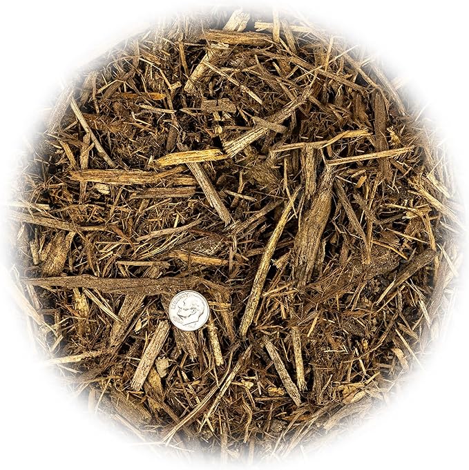 Gardenera Natural Mulch Cover - Provide Long-Lasting Color and Aromatic Appeal to Your Landscape - 10 QUARTS