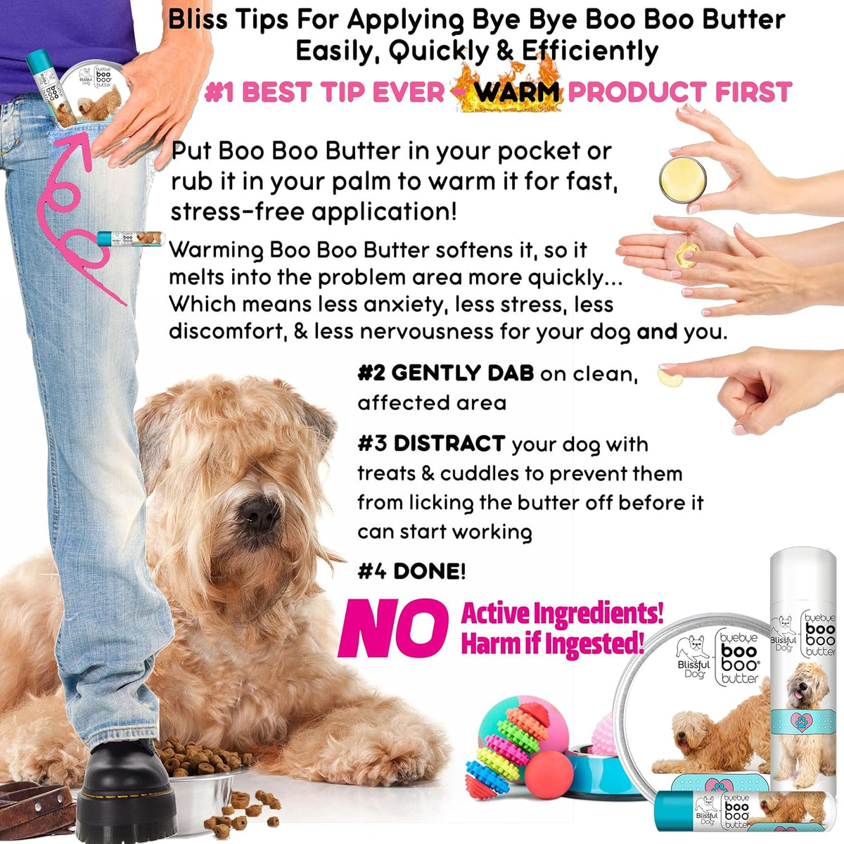 The Blissful Dog Soft Coated Wheaten Terrier Boo Boo Butter, 2 Ounce