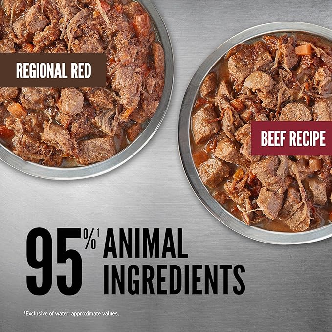 ORIJEN Real Meat Shreds, Grain-Free, Regional Stew, Premium Wet Dog Food