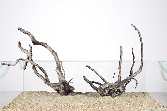 LANDEN Natural Spider Wood Aquarium Decorative Fish Tank Decorations, Driftwood Branches (12-16 Inch, XL) 4 Pcs