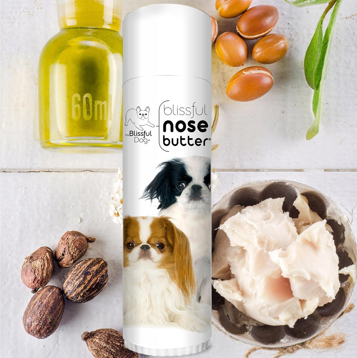 The Blissful Dog Japanese Chin Unscented Nose Butter - Dog Nose Butter, 0.50 Ounce